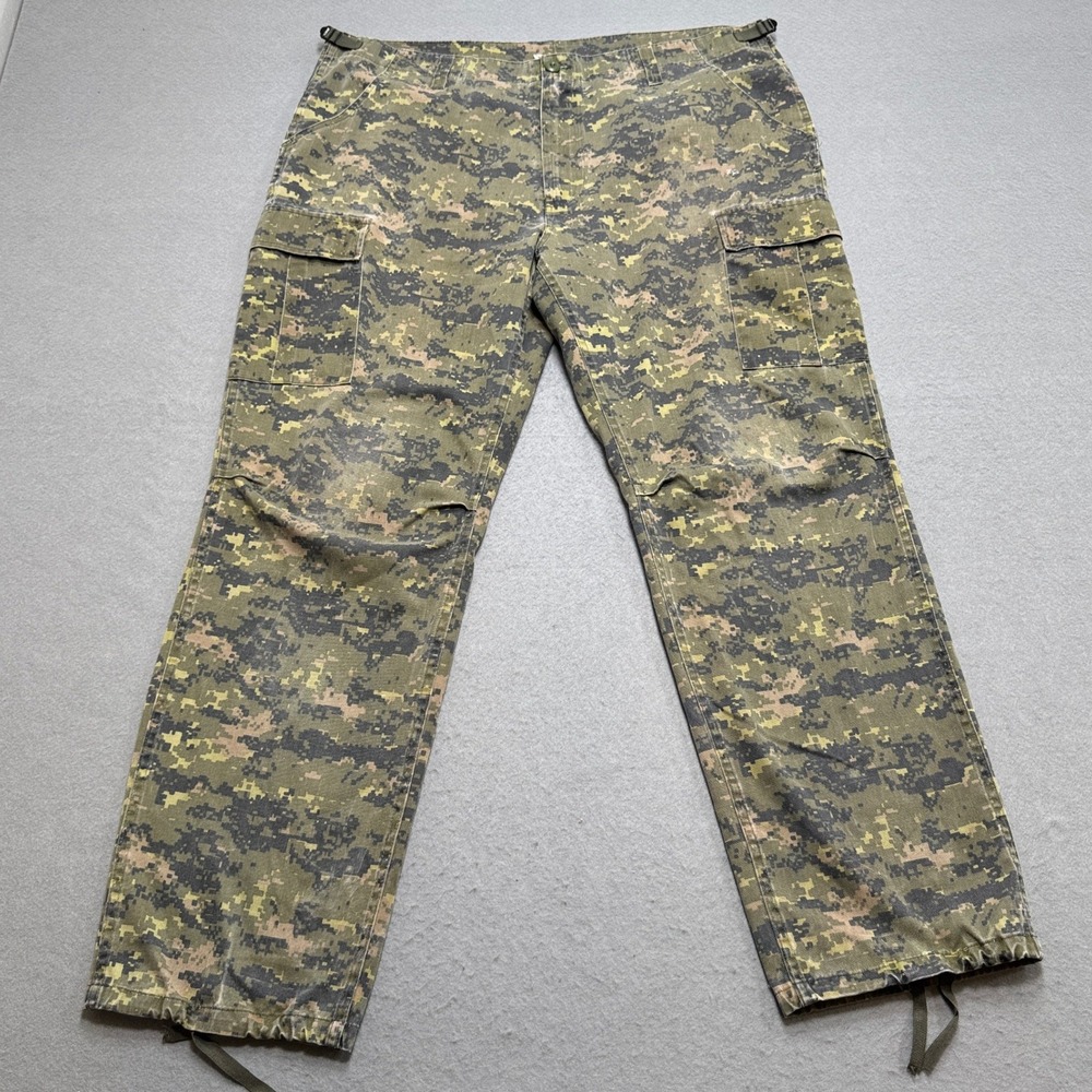 BDU Military Pants Men's XL‎ Green Digital Camo Hunting Combat Trousers Outdoor